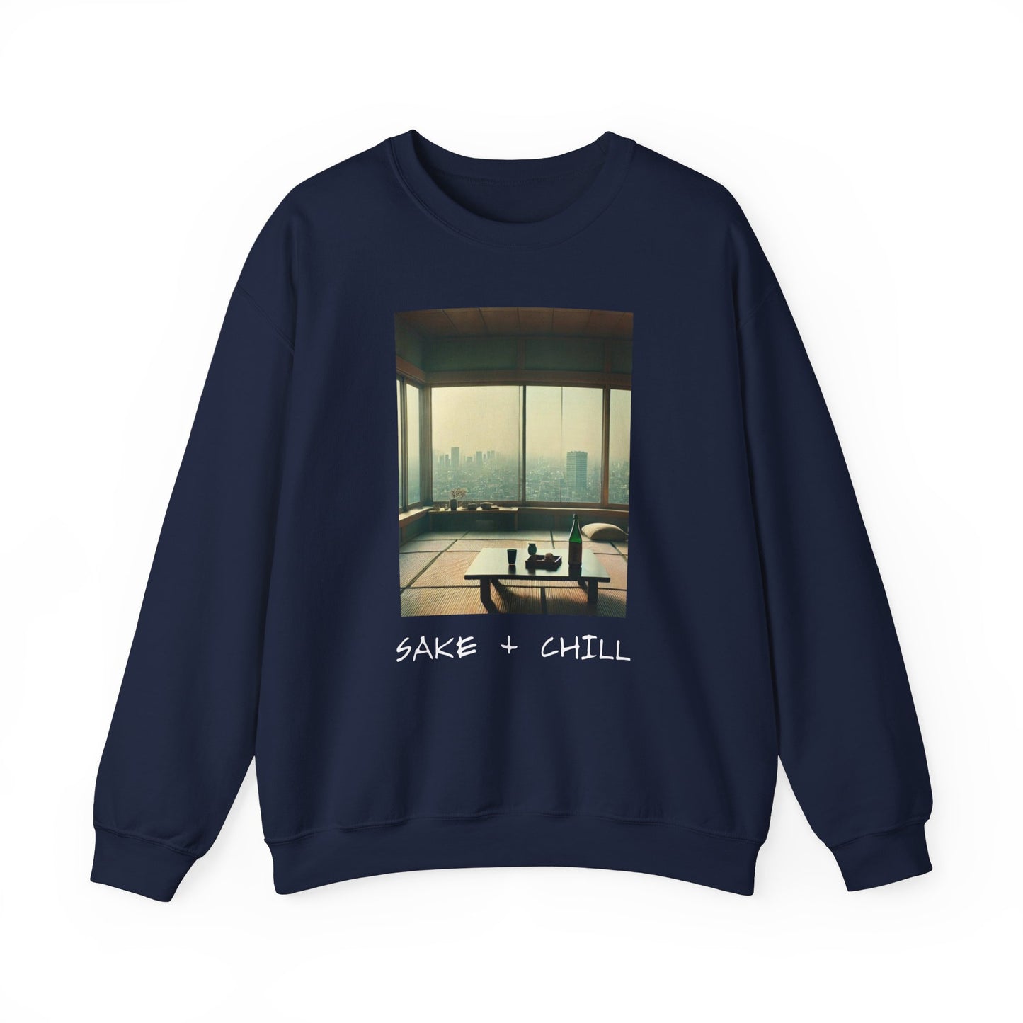 Sake and Chill Allegorical Painting Sweatshirt