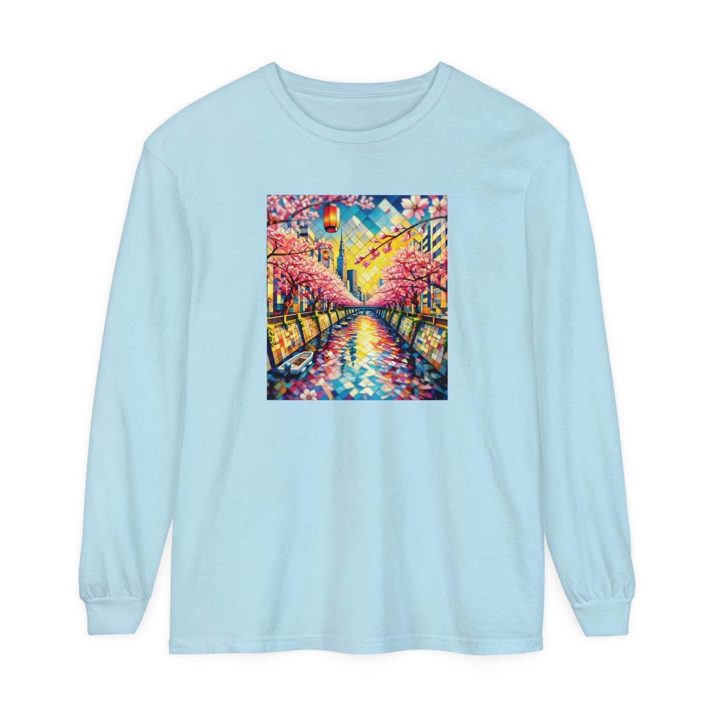 Sakura Crystals Long Sleeve Tee