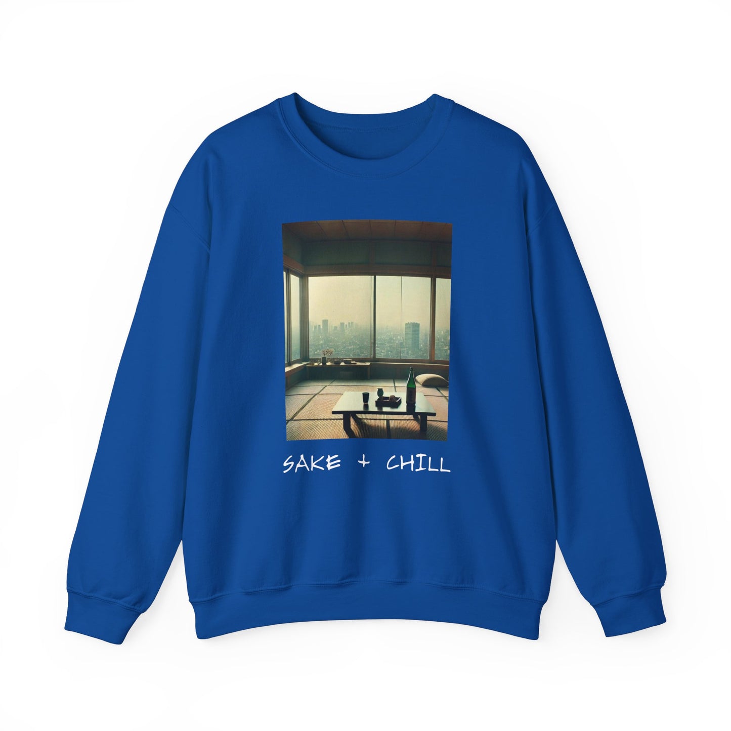 Sake and Chill Allegorical Painting Sweatshirt