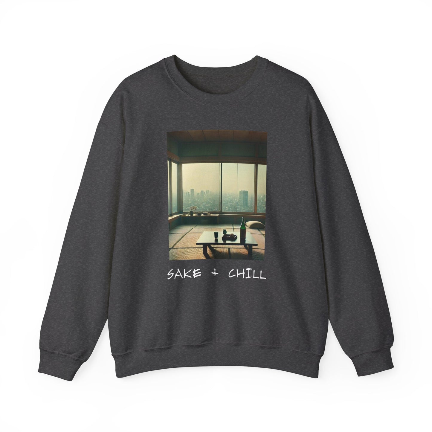 Sake and Chill Allegorical Painting Sweatshirt