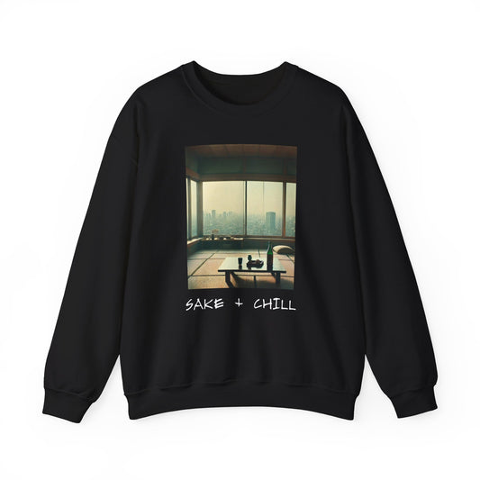 Sake and Chill Allegorical Painting Sweatshirt